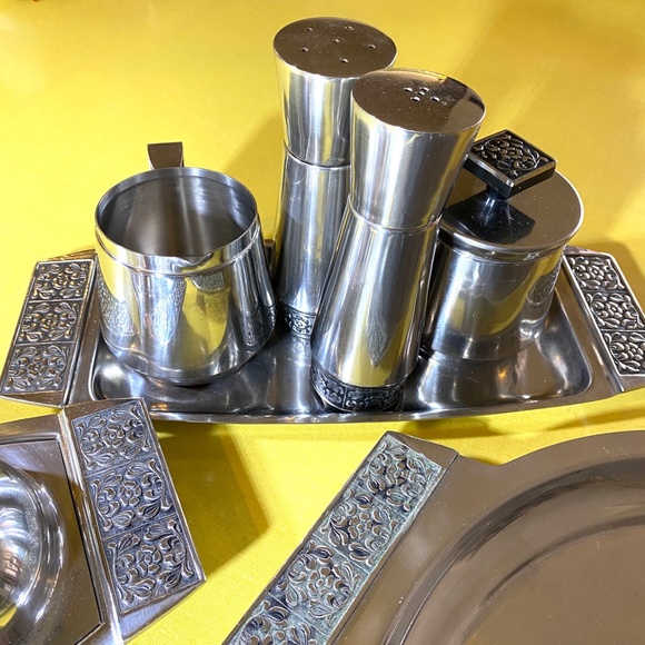 1970s Velvet Stainless Steel by Stanley Roberts - Picture 5 of 13